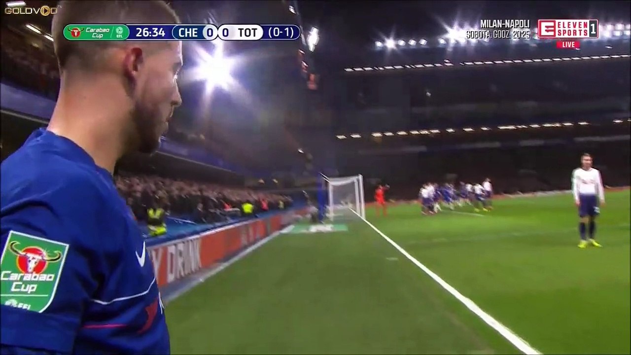 N'Golo Kante powerful goal vs Tottenham (1-0)
