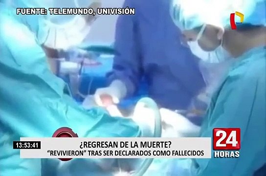 Casos de personas que regresan a la vida después de ser declarados muertos