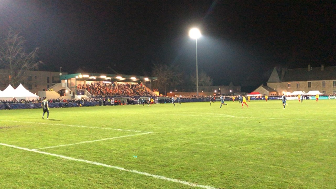 Le troisième but vitréen lors de la victoire contre Le Havre en Coupe de France