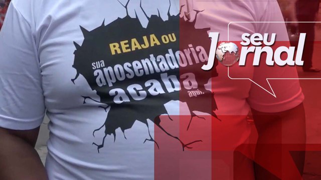 Aposentados fazem ato em Porto Alegre contra a Reforma da Previdência