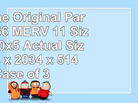Genuine Original Part M21056 MERV 11 Size 20x20x5 Actual Size 2014 x 2034 x