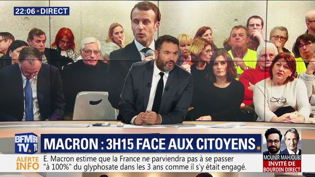 Emmanuel Macron: 3h15 face aux citoyens (1/4)