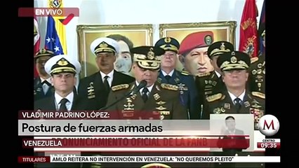 Mensaje de Ministro de Defensa de Venezuela