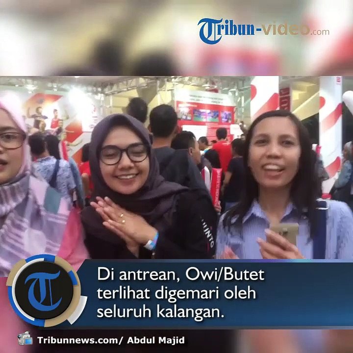 Lolos Perempat Final Indonesia Masters 2019 Owi Butet Adakan Jumpa Fans di Area Istora Senayan