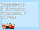 17x26x4 1663x26x413 MERV 13 Aftermarket Lennox Replacement Filter 2 Pack