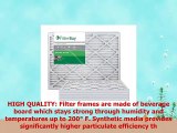 FilterBuy 14x30x1 MERV 8 Pleated AC Furnace Air Filter Pack of 6 Filters 14x30x1