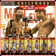 KARATE COMBAT: HOLLYWOOD - Live on Jan. 24, 2019 - 10pm /7pm ET/PT