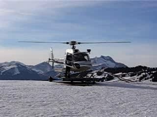 Vol d'un hélicoptère