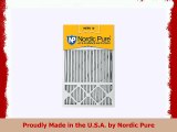 Nordic Pure 16x25x5 Honeywell Replacement Pleated MERV 10 Air Filters Qty 2