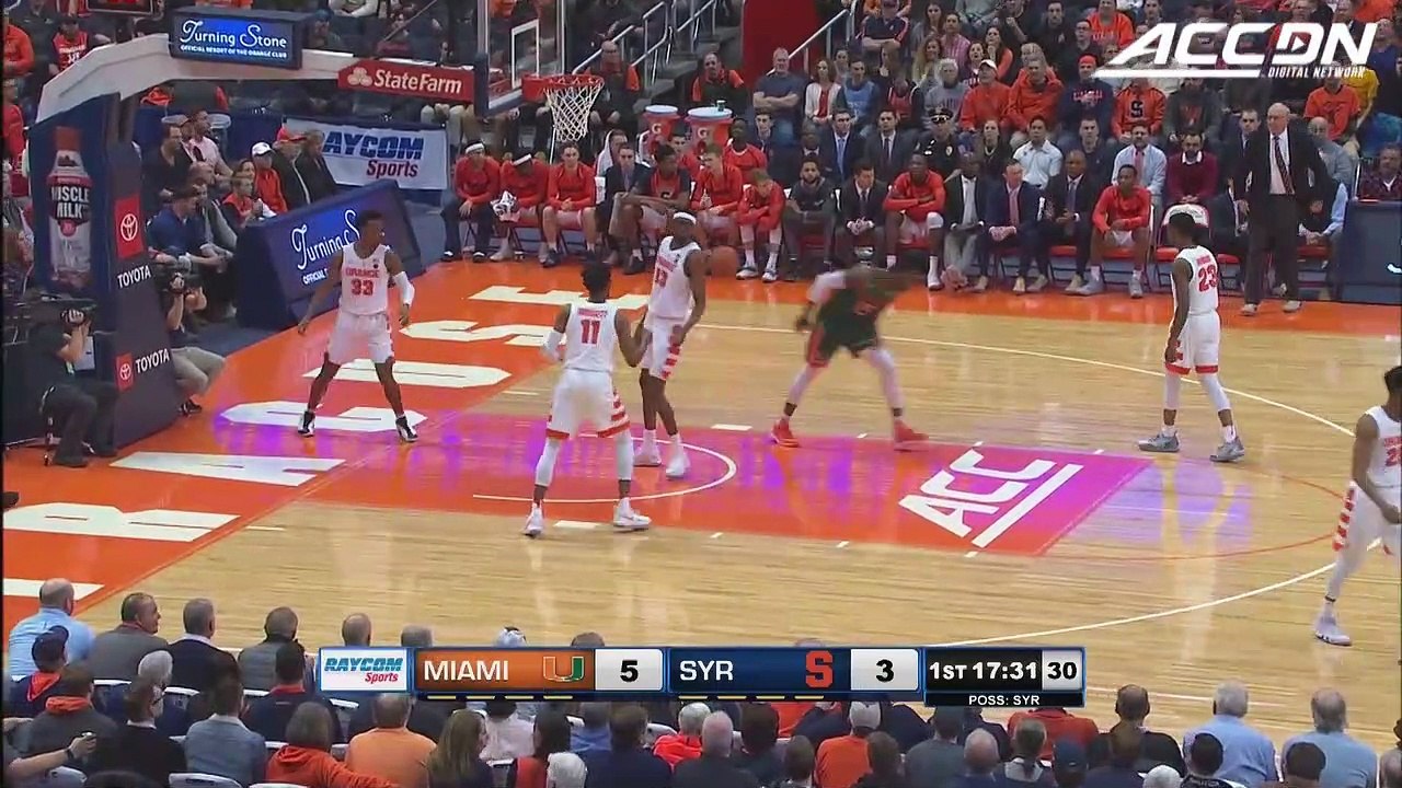 Miami vs. Syracuse Basketball Highlights (2018-19)