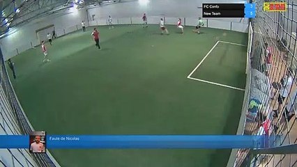 Faute de Nicolas - FC Confo Vs New Team - 24/01/19 21:00 - LIGUE 5 - Poitiers Game Parc