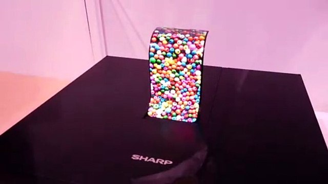 Sharp Curved Screen CES 2019