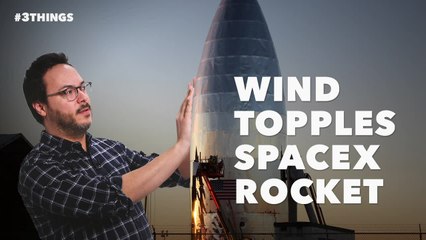 Elon Musk's SpaceX Mars Rocket Topples Over
