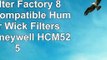 Air Filter Factory 8 Pack Compatible Humidifier Wick Filters For Honeywell HCM525