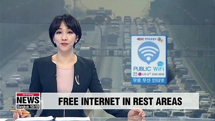 Free Wi-Fi now available at all small highway rest stops across South Korea