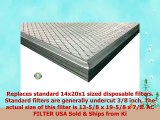 14x20x1 Lifetime Air Filter  Electrostatic Washable Permanent AC Furnace Air Filters
