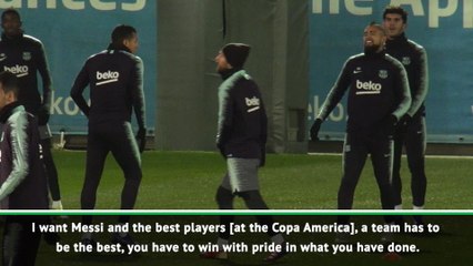 I want Messi at the Copa America - Brazil coach