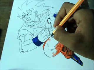 Dibujando a Goku, Dragon ball