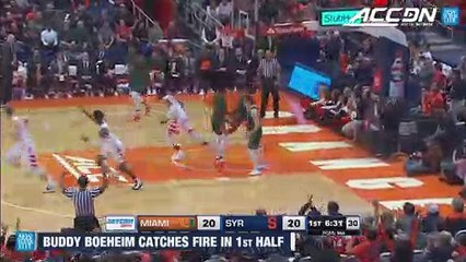 Jim Boeheim's Son Buddy Boeheim Catches Fire In 1st Half For Orange