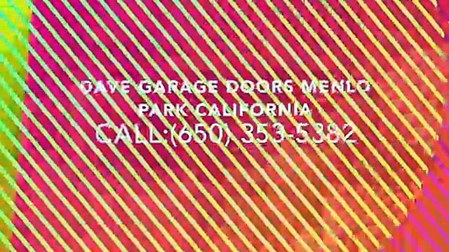Garage Door Repair Menlo Park