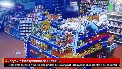 Akaryakıt İstasyonundan Hırsızlık