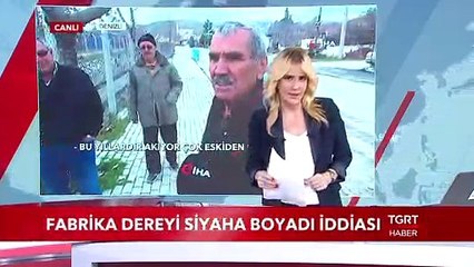 Fabrika Dereyi Siyaha Boyadı İddiası
