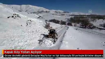 Kapalı Köy Yolları Açılıyor