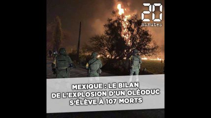 Mexique: Le bilan de l'explosion d'un oléoduc s'établit désormais à 107 morts