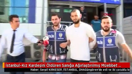 İstanbul-Kız Kardeşini Öldüren Sanığa Ağırlaştırılmış Müebbet Hapis İstendi