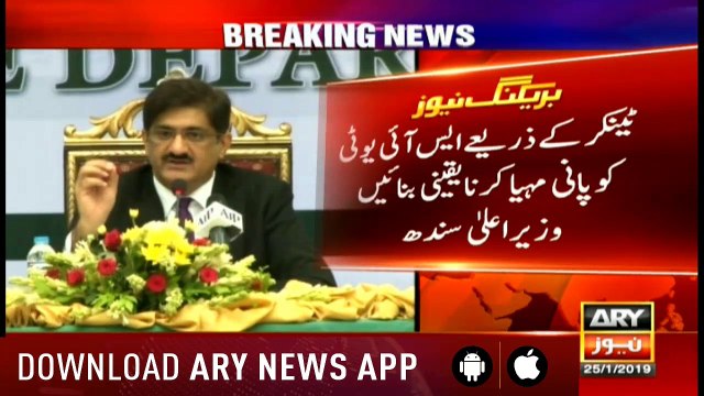 Bulletins ARYNews 1200 25th January 2019