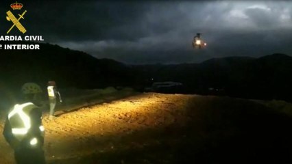 Servicio médico en Totalán para rescatar a Julen.