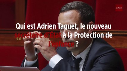 Portrait de Adrien Taquet, nouveau secrétaire d'État à la Protection de l'enfance