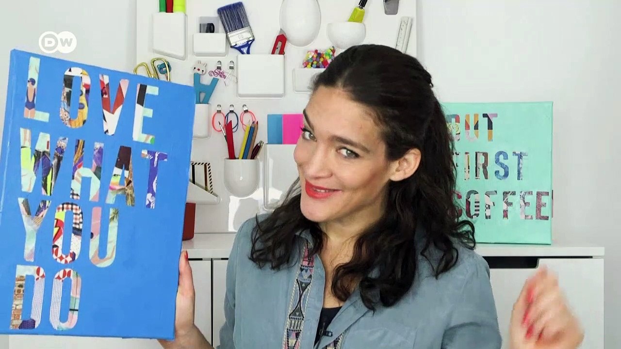 DIY: Leinwand mit Zitat | Euromaxx