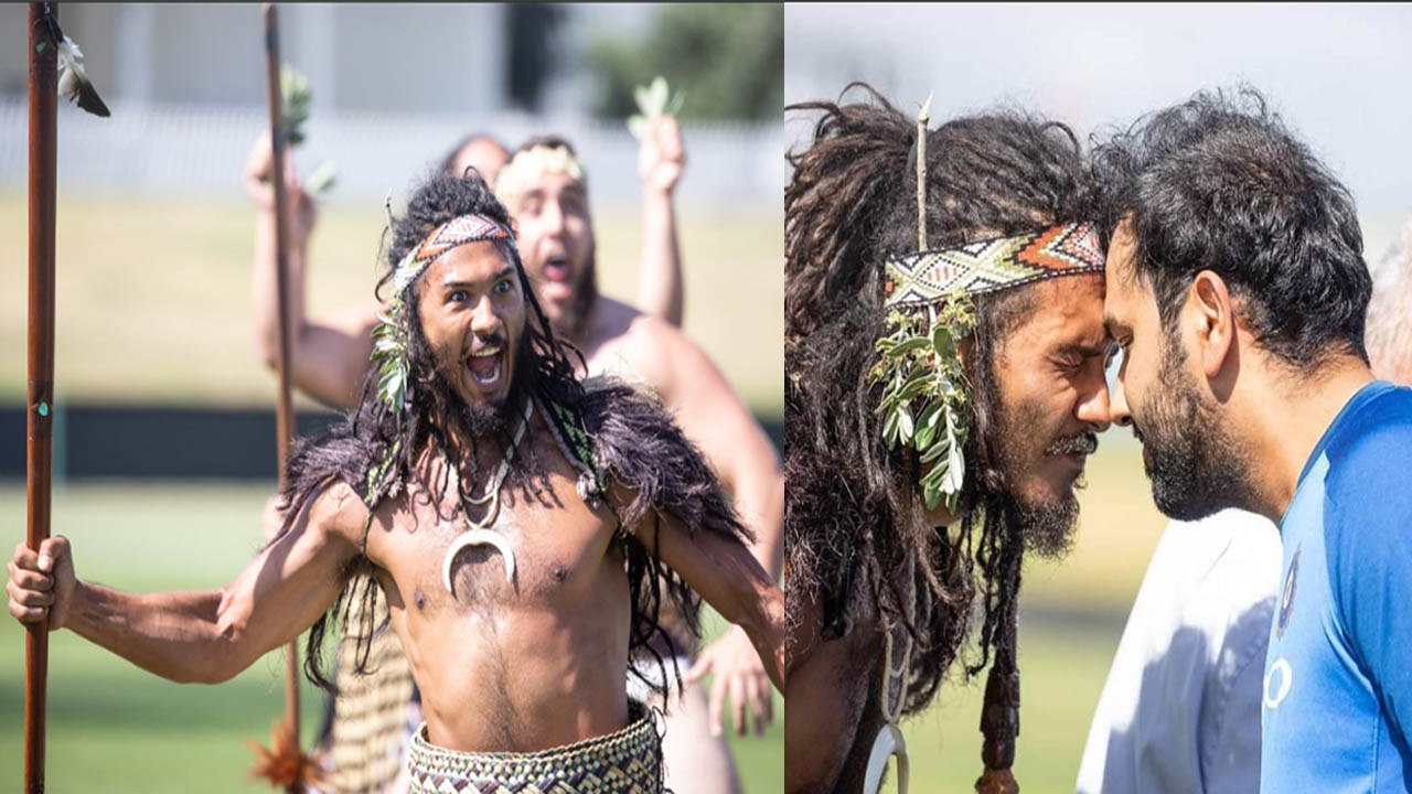 India Vs New Zealand 2nd ODI: Team India receives traditional Maori welcome | वनइंडिया हिंदी