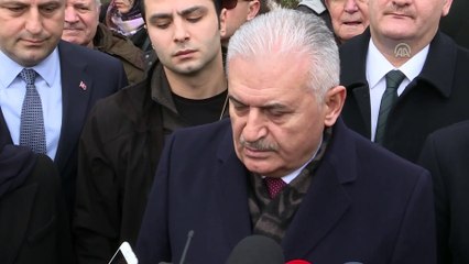 Ayşen Gruda son yolculuğuna uğurlanıyor TBMM Başkanı Binali Yıldırım - İSTANBUL