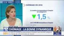 Chômage: les chiffres de 2018 sur la bonne dynamique