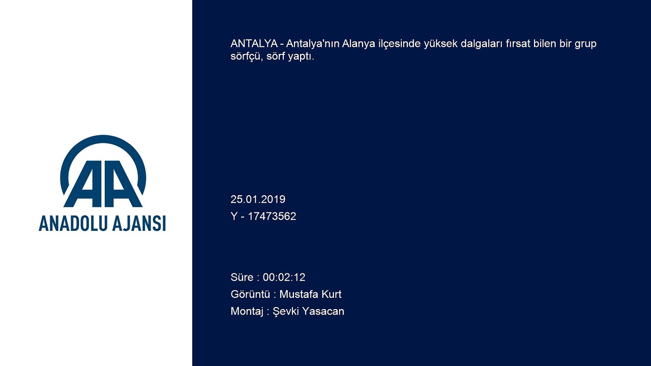 Alanya'da sörf keyfi - ANTALYA