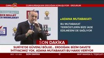 Fırat'ın doğusunu temizleme kararlılığımızı bir kez daha ifade