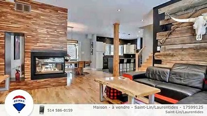 Maison - à vendre - Saint-Lin/Laurentides - 17599125