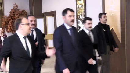 Çevre ve Şehircilik Bakanı Kurum'un valilik ziyareti - AFYONKARAHİSAR