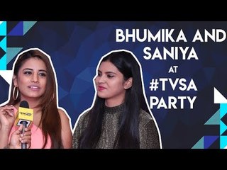 Bhumika and Saniya  at the TV-Video Summit and Awards Party