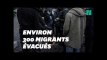Évacuation du camp de 300 migrants de Saint-Denis