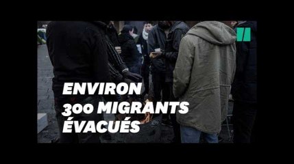 Évacuation du camp de 300 migrants de Saint-Denis