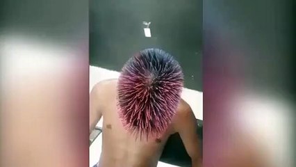 Renk değiştiren saçı görenler şoke oldu