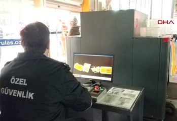 Terminale Otobüsle Gönderilen Koliden El Bombası Çıktı