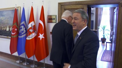 Milli Savunma Bakanı Akar, ABD'nin Suriye Özel Temsilcisi Jeffrey'i kabul etti - ANKARA