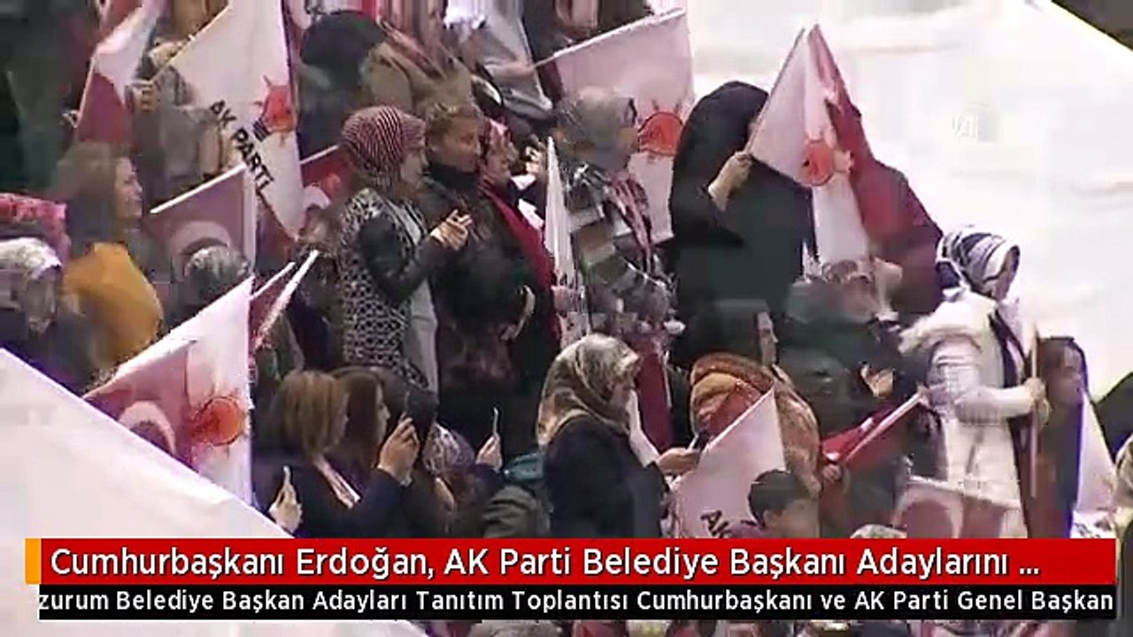 Cumhurbaşkanı Erdoğan, AK Parti Belediye Başkanı Adaylarını Tanıttı