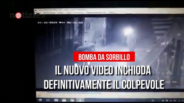 Sorbillo, il video che incastra il colpevole dopo l'esplosione della bomba | Notizie.it