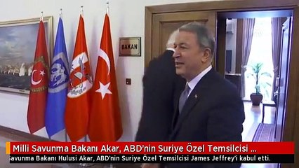 Milli Savunma Bakanı Akar, ABD'nin Suriye Özel Temsilcisi Jeffrey'i Kabul Etti