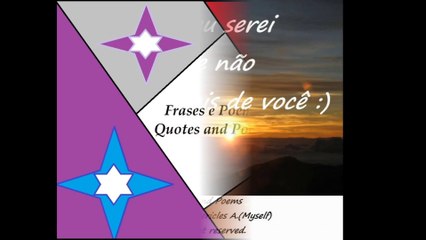 Amanhã eu serei alguém que não precisa mais de você [Frases e Poemas]